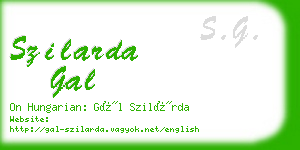 szilarda gal business card